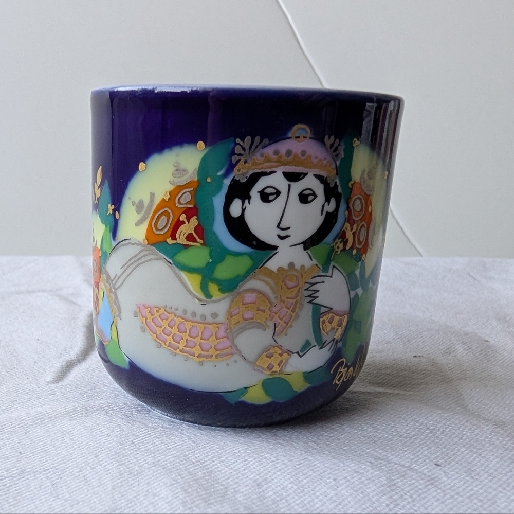 Rosenthal Thousand & One Nights Bjorn Wiinblad Mini Sugar Bowl - No Lid Vintage